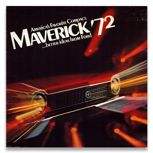 Ford Maverick Car Sales Brochure #5308 1972