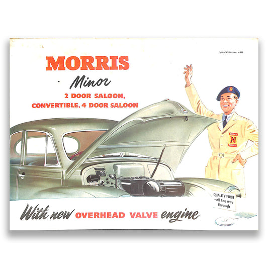 Morris Minor Car Sales Brochure #533 1953