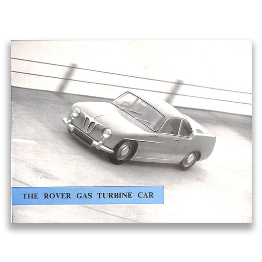 Rover Gas Turbine Car Sales Brochure 1956 #533