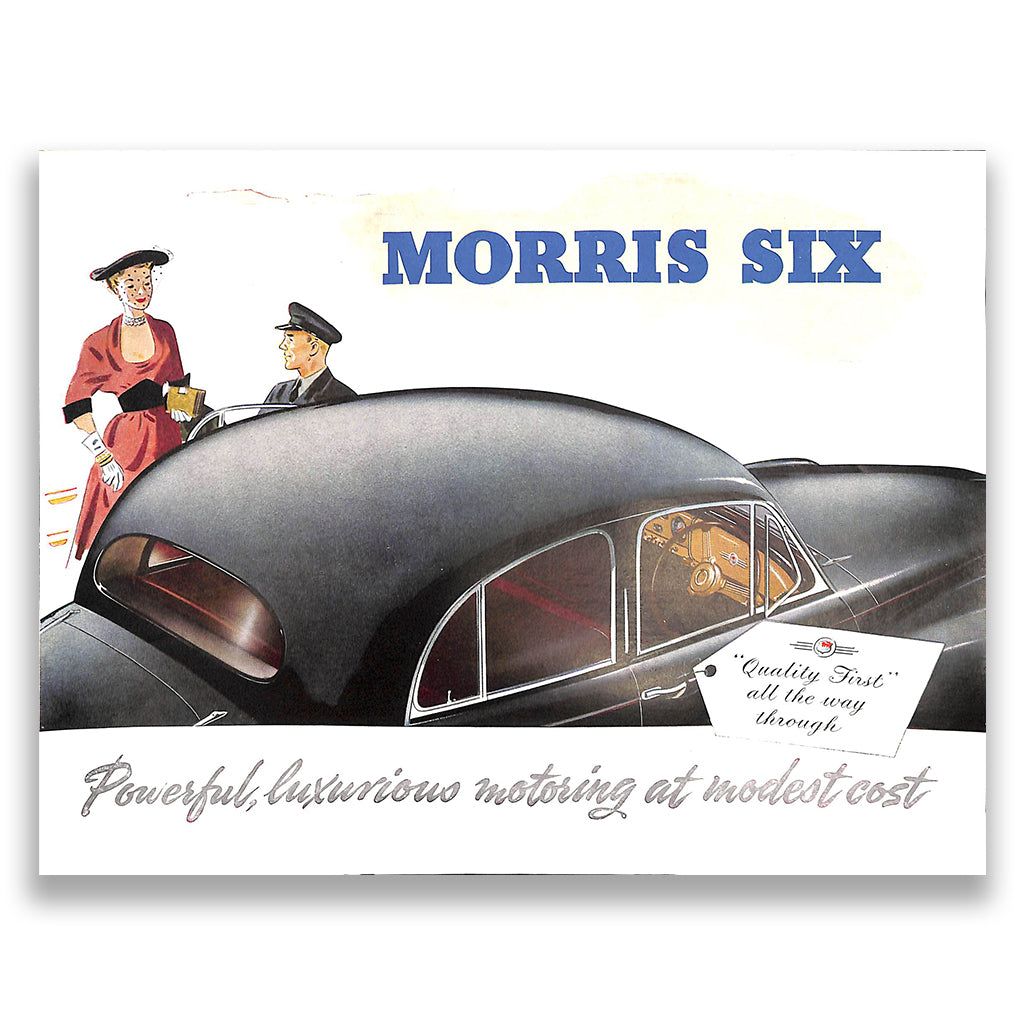 Morris Six Car Sales Brochure #5373 1953