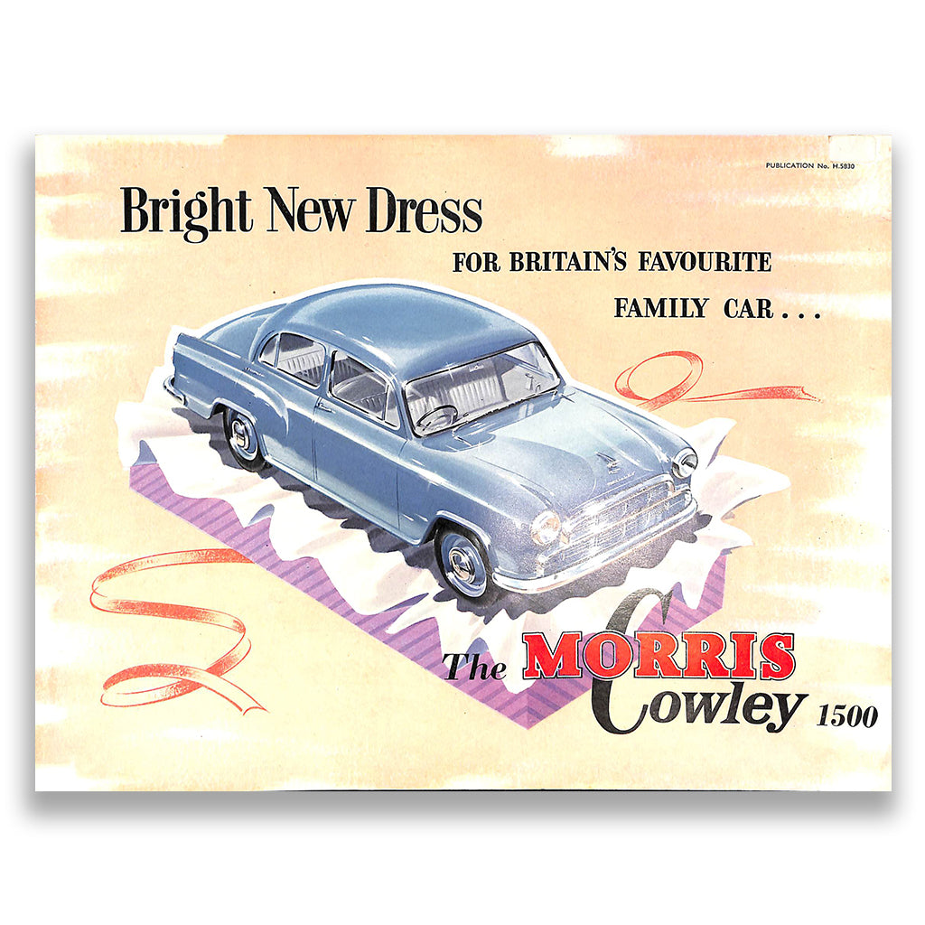 Morris Cowley Car Sales Brochure 1956-1958