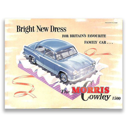 Morris Cowley Car Sales Brochure 1956-1958