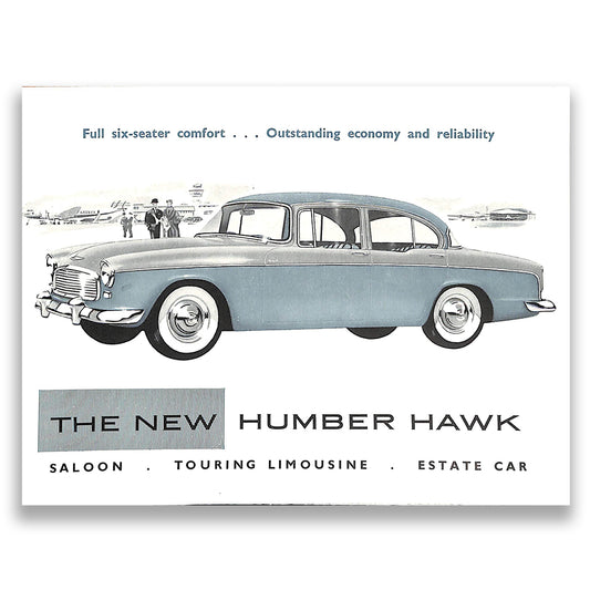 Humber Hawk Car Sales Brochure, #541/H 1957