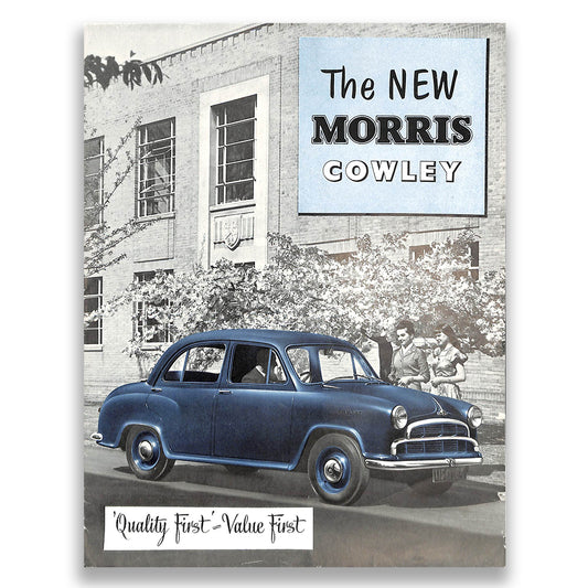 Morris Cowley Car Sales Brochure #5477 1954