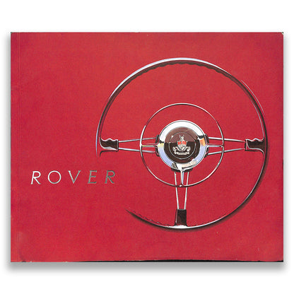 Rover P4, 60, 75, 90 and 105 Car Sales Brochure #566 1958