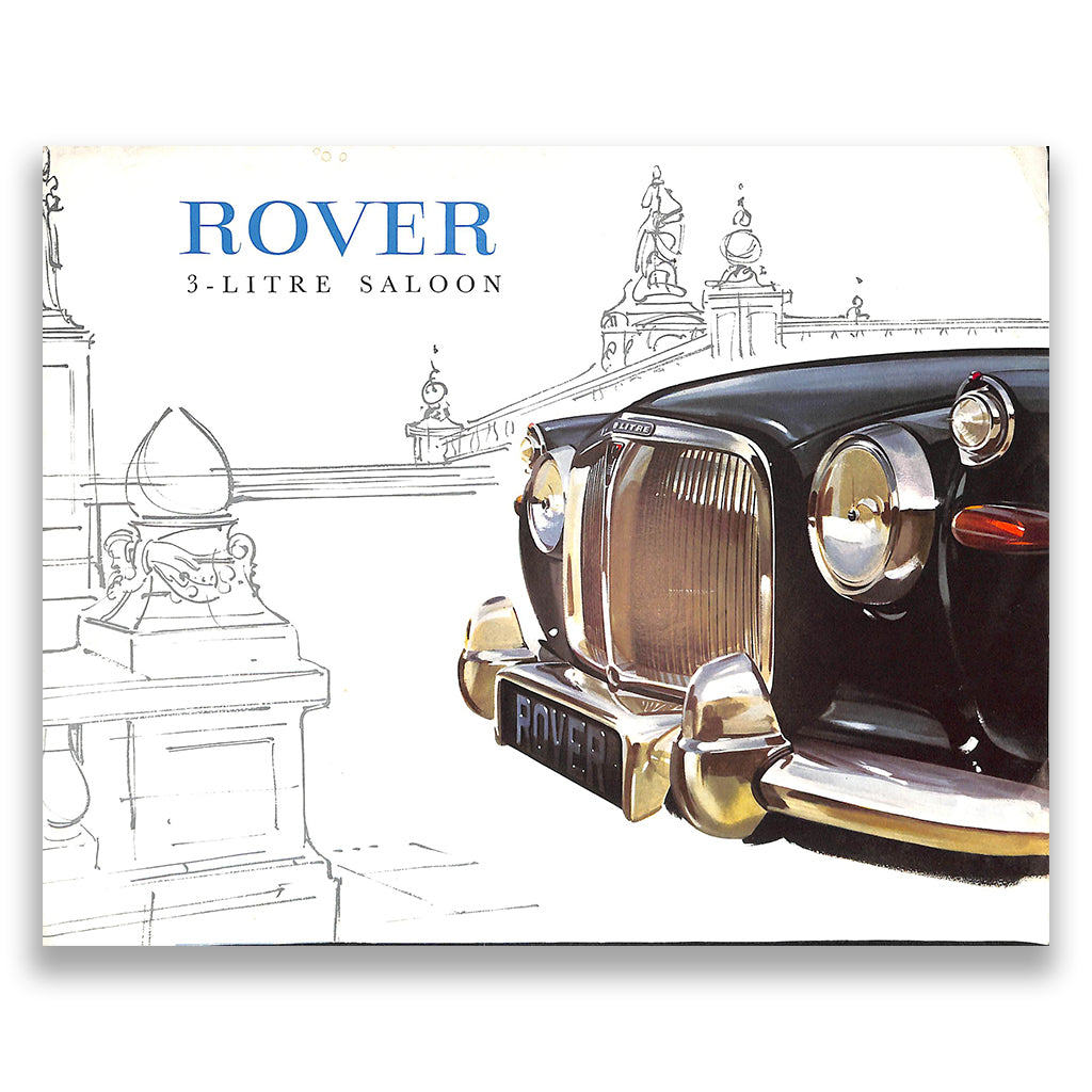 Rover 3-litre P5 Saloon Car Sales Brochure #577/B 1960