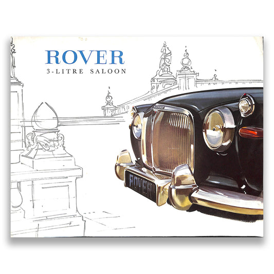 Rover 3-litre P5 Saloon Car Sales Brochure #577/B 1960