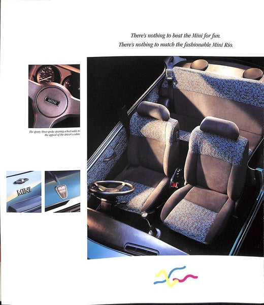 Rover Mini Rio Car Sales Brochure 1993 #4477 image 4