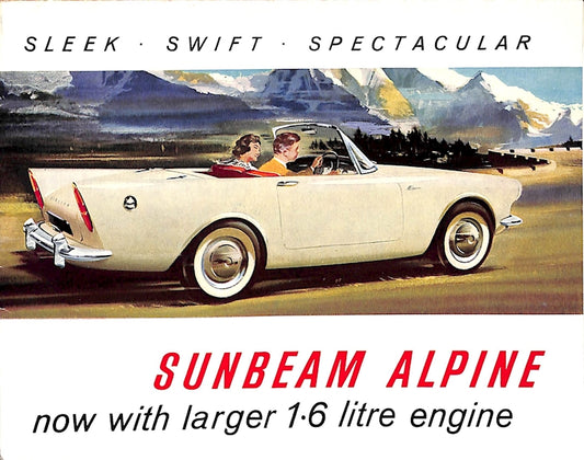 Sunbeam Alpine Series 2 Car Sales Brochure 756 H 1961 image 0