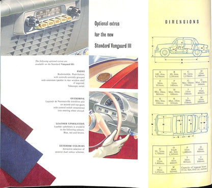 1955 Standard Vanguard III Brochure image 11