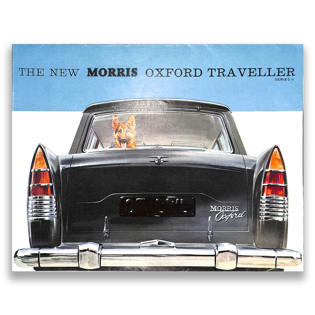 Morris Oxford Traveller Series V Car Sales Brochure #6050 1960