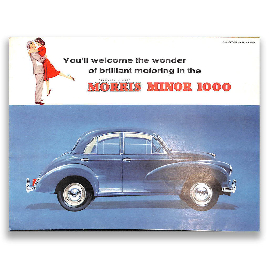 Morris Minor 1000 Car Sales Brochure #6052 1960