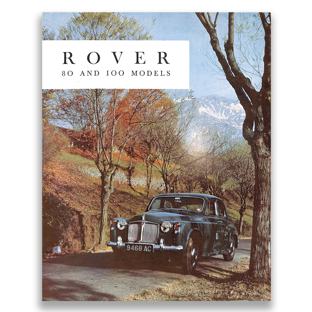 Rover P4, 80 and 100 Car Sales Brochure #618 1962