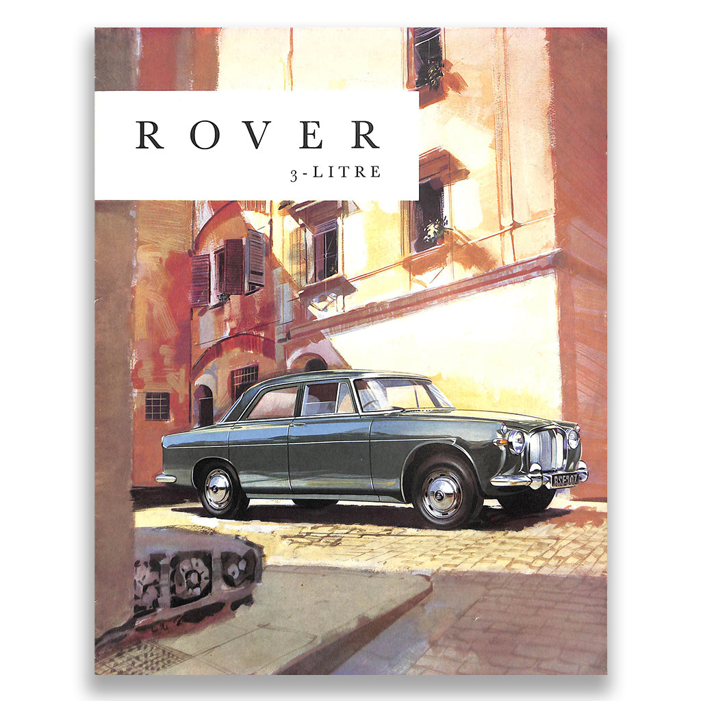 Rover 3-litre P5 Saloon Car Sales Brochure #620 1961