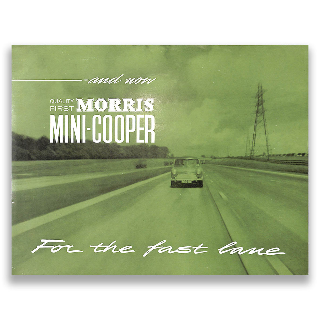 Morris Mini Cooper 997cc Car Sales Brochure #62135 1963