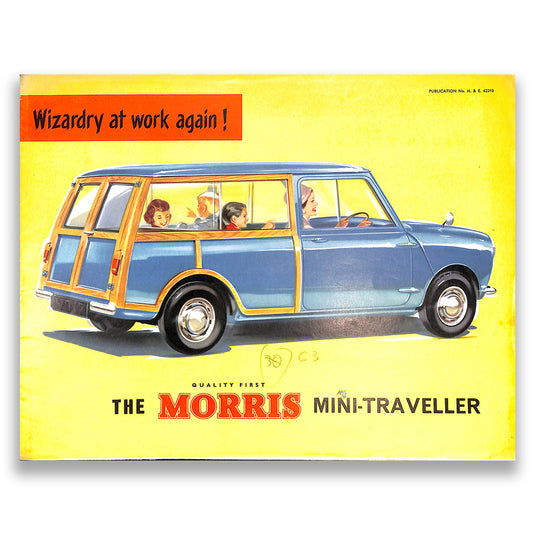 Morris Mini Traveller Car Sales Brochure #62210 1962