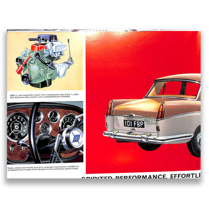 Riley 4/Seventy Two Car Sales Brochure #6321 1963