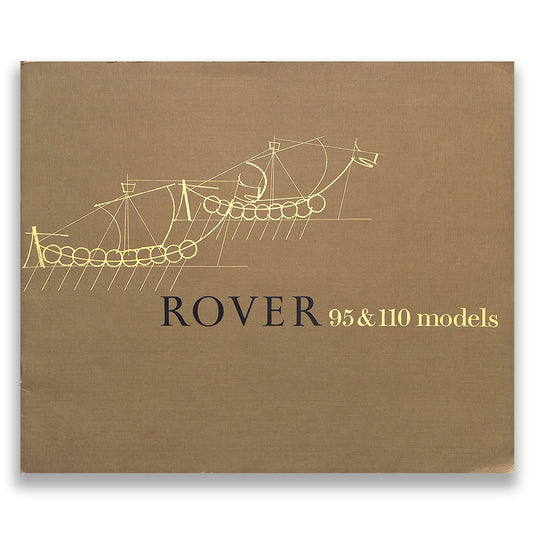 Rover P4, 95 and 110 Car Sales Brochure #636 1963