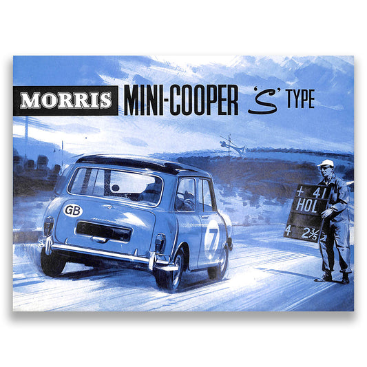 Morris Mini Cooper S 1071cc Car Sales Brochure #6364 1962-3