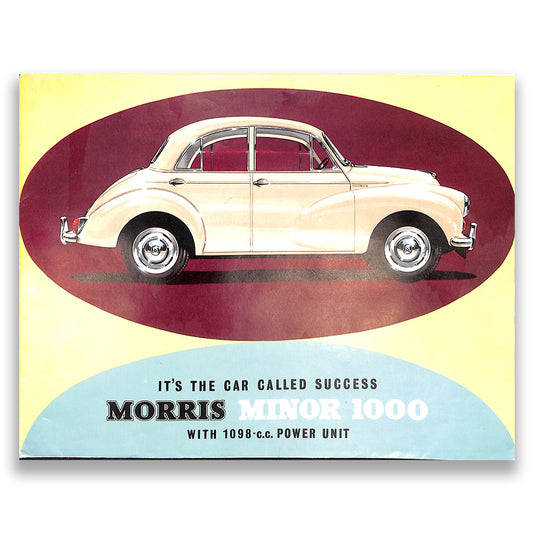 Morris Minor 1000 Car Sales Brochure #6367 1963