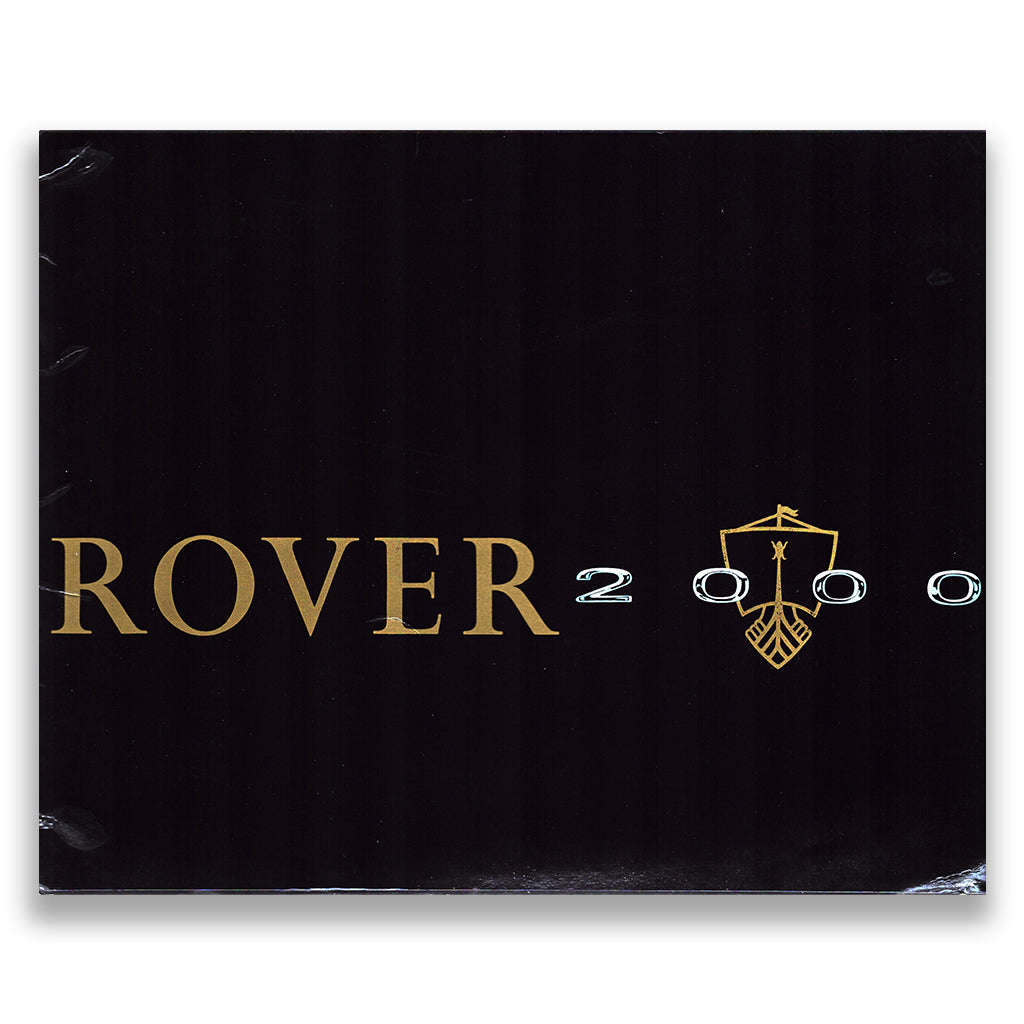 Rover 2000 Saloon Car Sales Brochure #644/A 1963