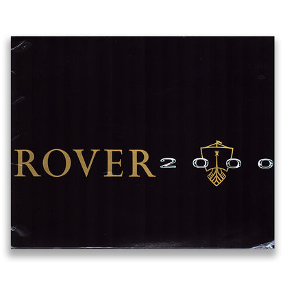 Rover 2000 Saloon Car Sales Brochure #644/A 1963