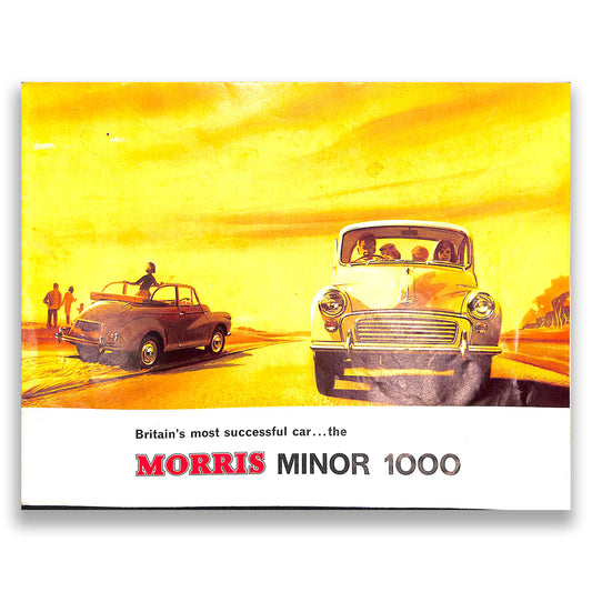 Morris Minor 1000 Car Sales Brochure #6466 1964