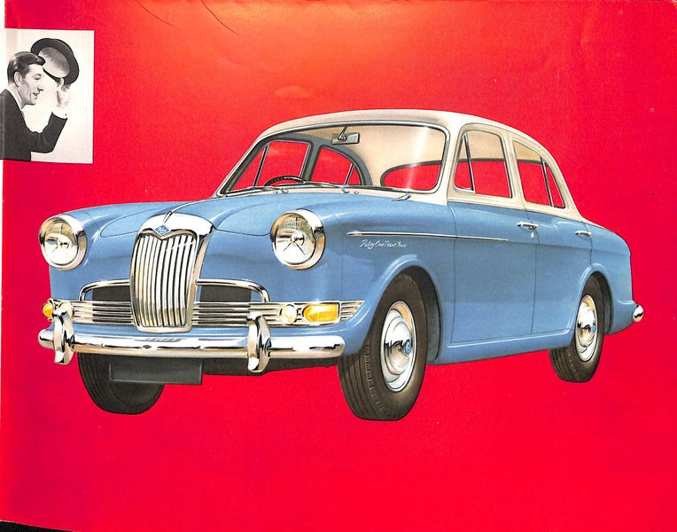 Riley 1.5 Foldout Car Sales Brochure, #D672 1957 image 2