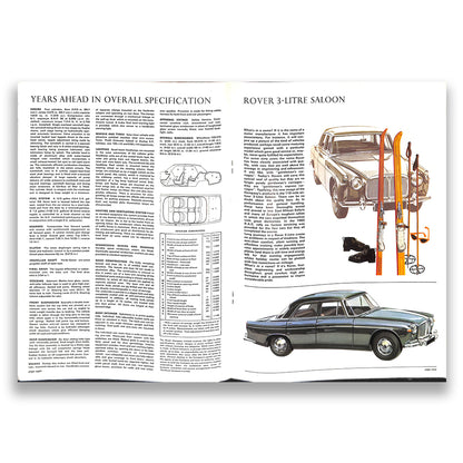 Rover 1965 Range Car Sales Brochure #659