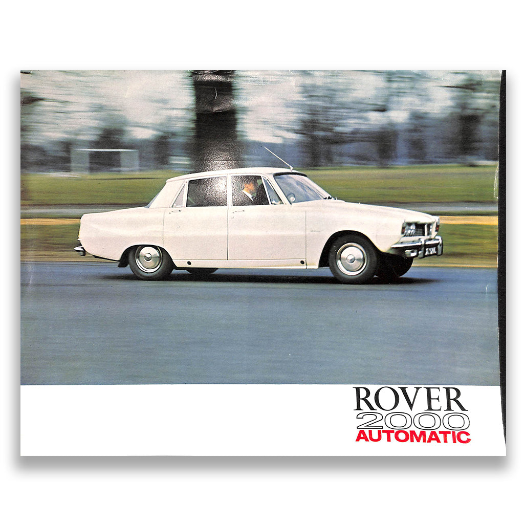 Rover 2000 Automatic Saloon Car Sales Brochure #694 1967
