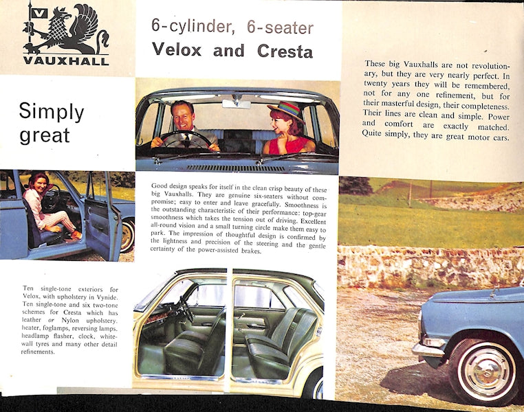 Vauxhall Range Car Sales Brochure 1962 image 5