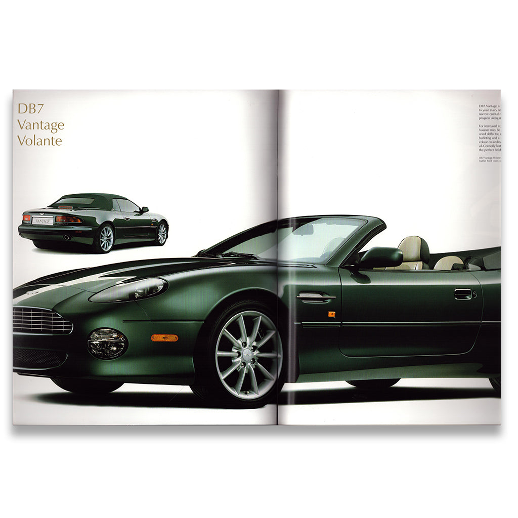 Aston Martin DB7 Car Sales Brochure #699308 2002