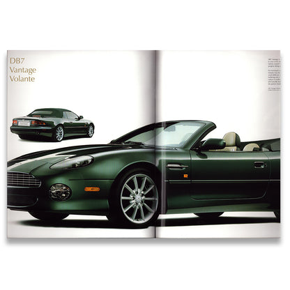 Aston Martin DB7 Car Sales Brochure #699308 2002