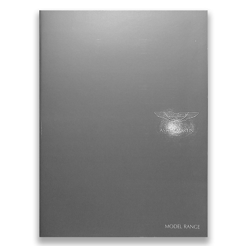 Aston Martin Range Brochure #703490 2007