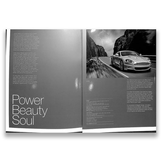 Aston Martin Range Brochure #703490 2007