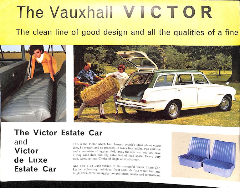 Vauxhall Range Car Sales Brochure 1962 image 3