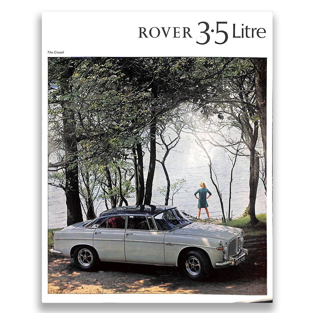 Rover 3 1/2-litre Saloon and Coupe Car Sales Brochure #719 1968