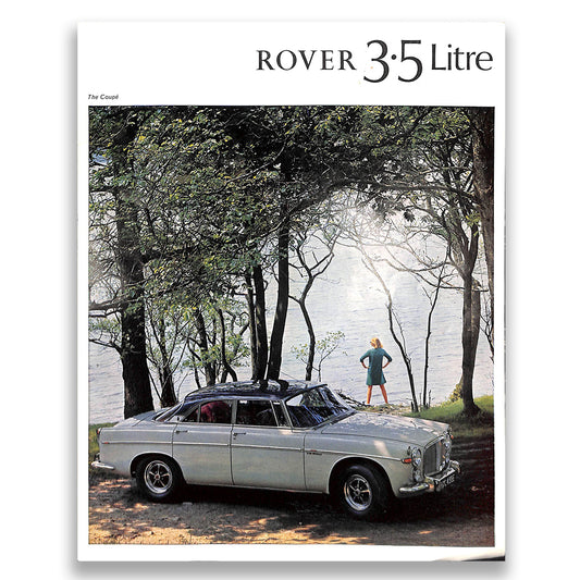Rover 3 1/2-litre Saloon and Coupe Car Sales Brochure #719 1968