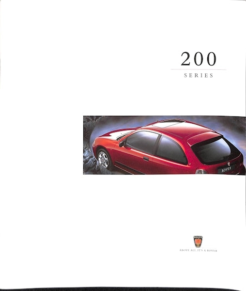 1995 Rover 200 Brochure image 0