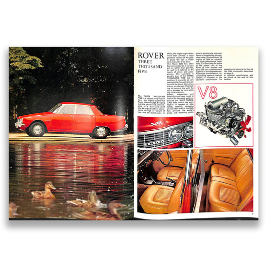 Rover 1969 Range Car Sales Brochure #738