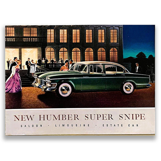 Humber Super Snipe Car Sales Brochure, #738/H 1959 (Green)