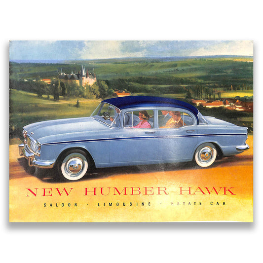 Humber Hawk Foldout Car Sales Brochure, #745/H 1961