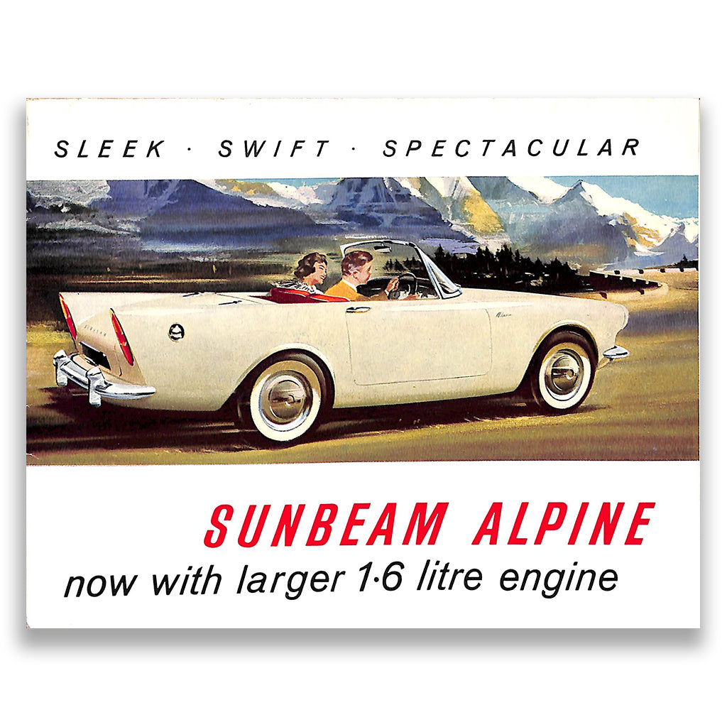 Sunbeam Alpine Series 2 Car Sales Brochure 756 H 1961