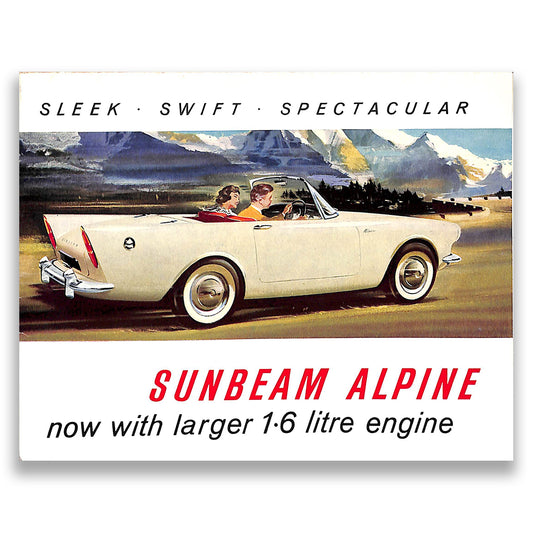 Sunbeam Alpine Series 2 Car Sales Brochure 756 H 1961