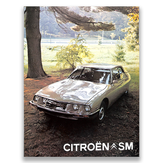Citroen SM Car Sales Brochure 75M 01/72 1972