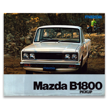 Mazda B1800 Pickup Commercial Sales Brochure #7708-S 1977
