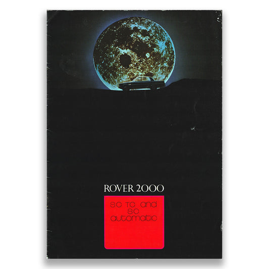 Rover 2000 Saloon Car Sales Brochure #794/9.71 1971