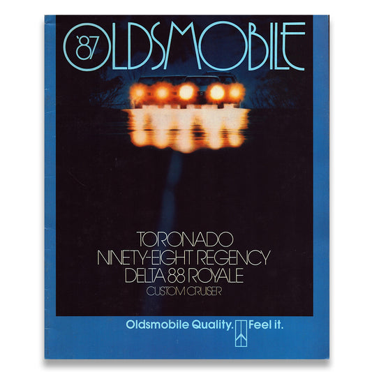 Oldsmobile Car Sales Brochure #8-86 1987