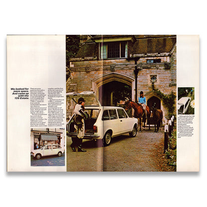 Fiat 128 Car Sales Brochure #80M-8/73 1974