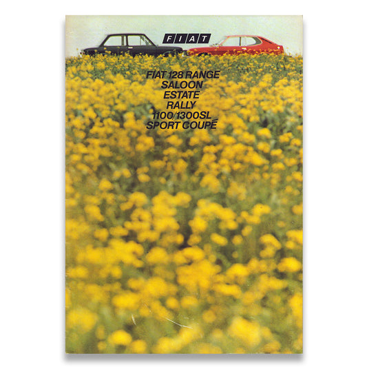 Fiat 128 Car Sales Brochure #80M-8/73 1974